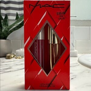 NWT MAC Lipglass Air + Lipglassblow Glossy Lip Duo